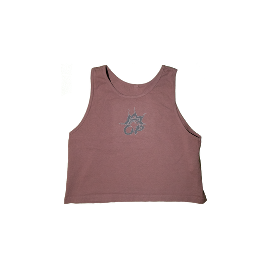 Homage Crop Tank - Mauve